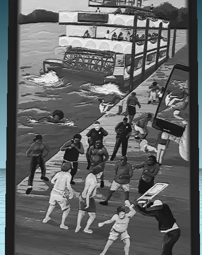 Riverboat Lithophane Funny