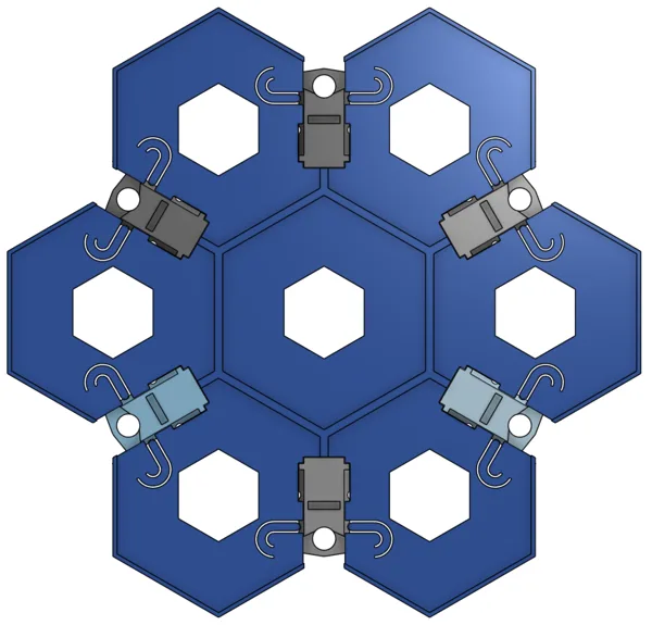 Dorfmat 4.6 - Unofficial interlocking play mat for Dorfromantik: Sakura