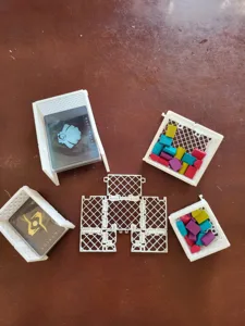 Foldable PrintInPlace Card-/Token-/Resourcetray