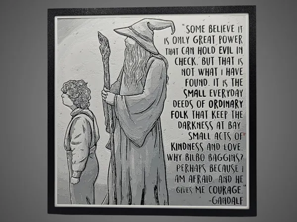Gandalf and Bilbo (The Hobbit / LOTR)