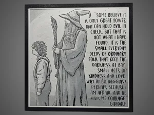 Gandalf and Bilbo (The Hobbit / LOTR)