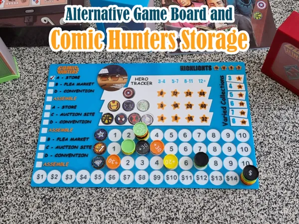 Comic Hunters Game Board