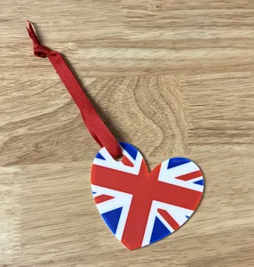 The Heart of Britannia Luggage Tag - Union Jack Flag