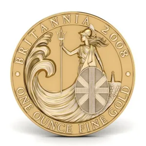 2008 1 oz Gold Britannia Bullion Coin