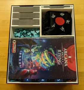 Arcana Rising organizer and insert