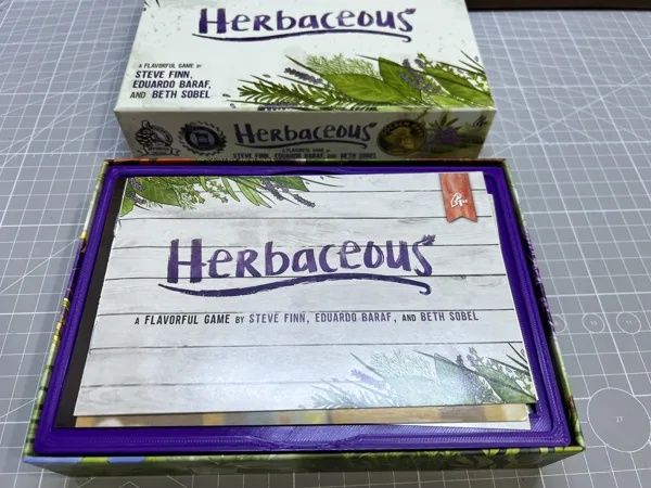 Herbaceous Card Game - A More Flavourful Box Insert