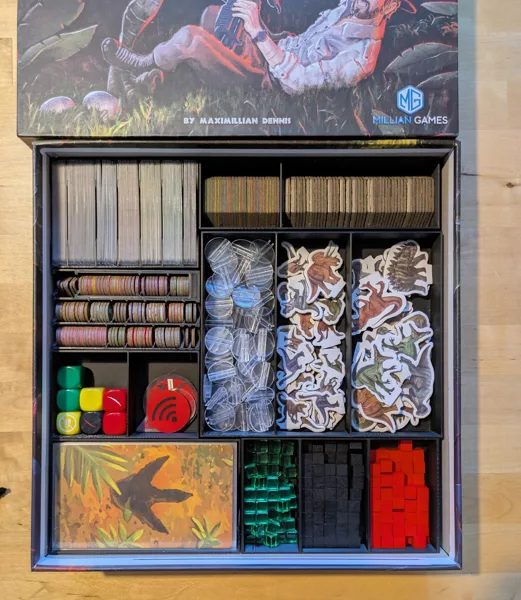 Insert for Sauria board game