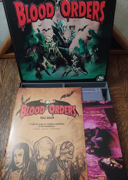 Blood Orders game organizer & insert