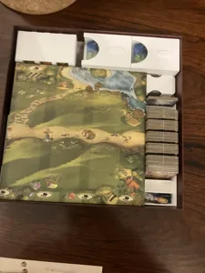 Everdell Duo Organiser/ Insert (optional lids; includes space for sleeved cards)