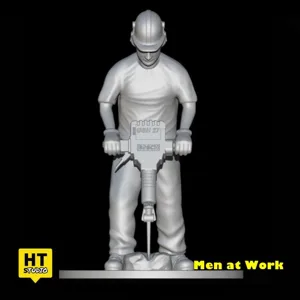 Men at work with Jackhammer