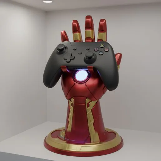 Iron Man Hand Gamepad Holder STL | Marvel-Inspired Controller Stand