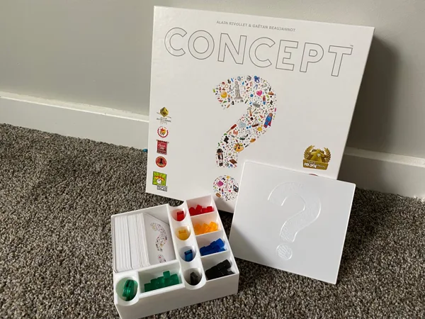Concept Board Game Organizer and Playable Box