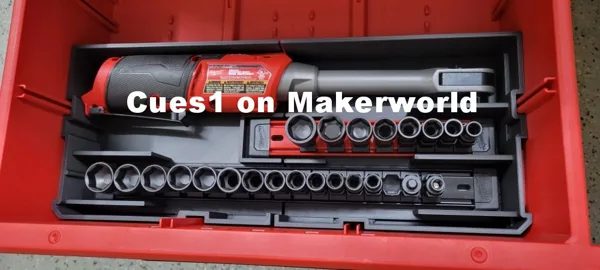 Milwaukee Packout drawer insert for Insider Wrench