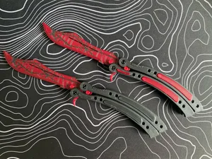 Crimson Web Butterfly Knife Counter-Strike