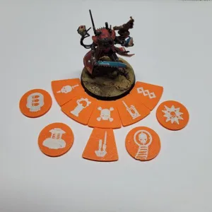 KT24 Phobos Strike Team Tokens (deboss and multicolor)