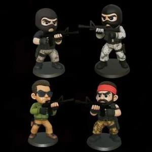 counter strike 1.6 cs half life chibi terrorist X 4