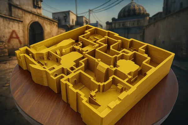 Counter-Strike DE_DUST 2 FLOWERPOT