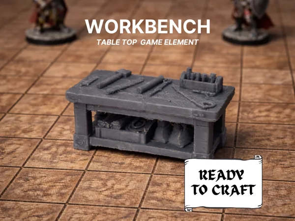 Antike Werkbank für Tabletop-Kriegsspiele
