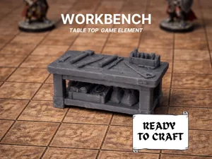 Antike Werkbank für Tabletop-Kriegsspiele