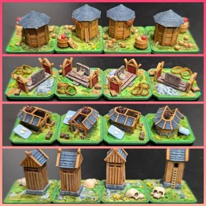 Northgard - building models + first player token