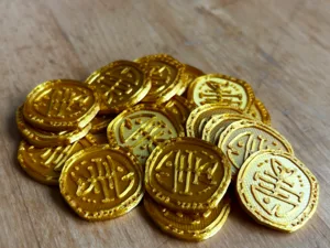 Pièce d'or pour le jeu Ahoy de Leder Games
