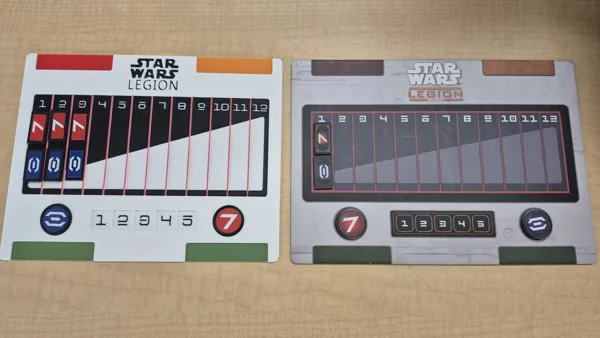 Star Wars Legion 2.6 Dashboard (scoreboard) and Tokens