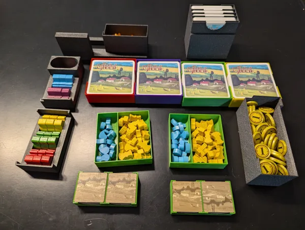 Fields of Green Board Game Insert