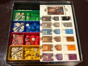 Merlin base game + Queenies 1 & 2 boardgame insert