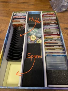 Smash Up Big Geeky Box Organizer Insert