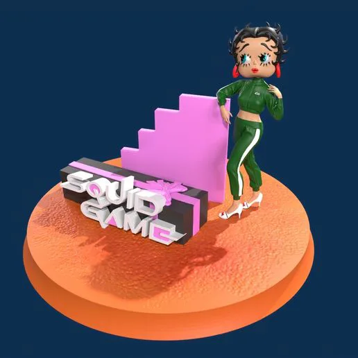 Betty Boop squid game 3D