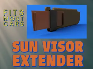 Sun Visor Extender For Automobiles