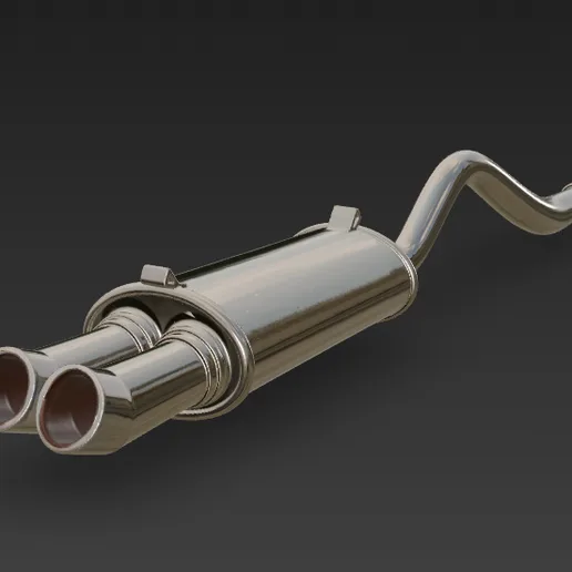 Auto Modeling Accessory Exhaust System Exhaust System Mechanic Workshop Diorama Automobiles