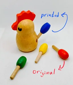 Replacement Feathers for the game Chicken Cha Cha Cha