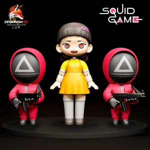 SQUID GAME - THE GAME OF CALEMAR 3D PRINTING STL