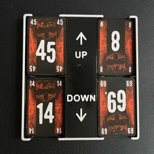 Card tray and storage system/travel box for The Game