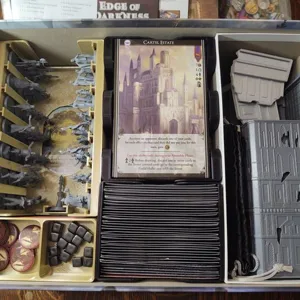 Edge of Darkness insert, holds all expansions including Emissaries of the Vale