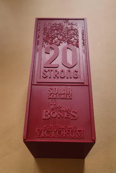 20 Strong - Box Insert