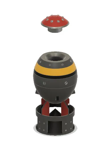 Fallout Mini Nuke Dice Tower