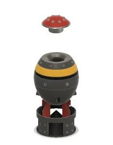 Fallout Mini Nuke Dice Tower