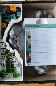 Dice Miner Mountain and Box Insert