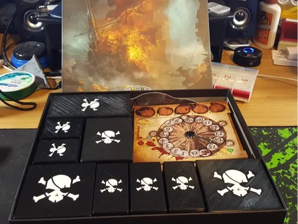 Dead Men Tell No Tales Board Game Insert & Storage