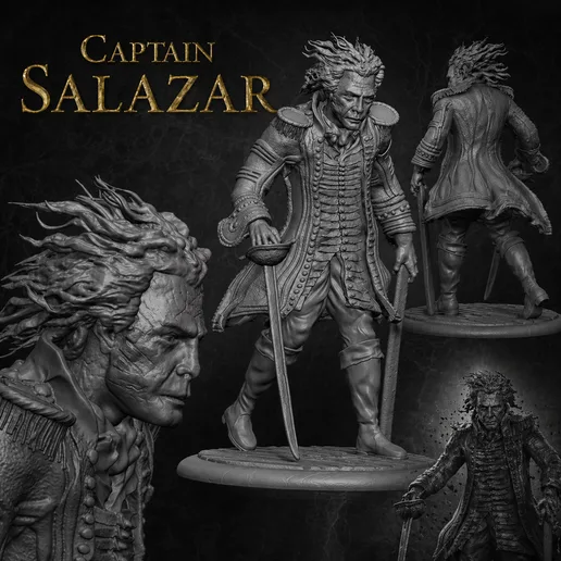 CAPTAIN  SALAZAR V2 ( Dead Men Tell No Tales)