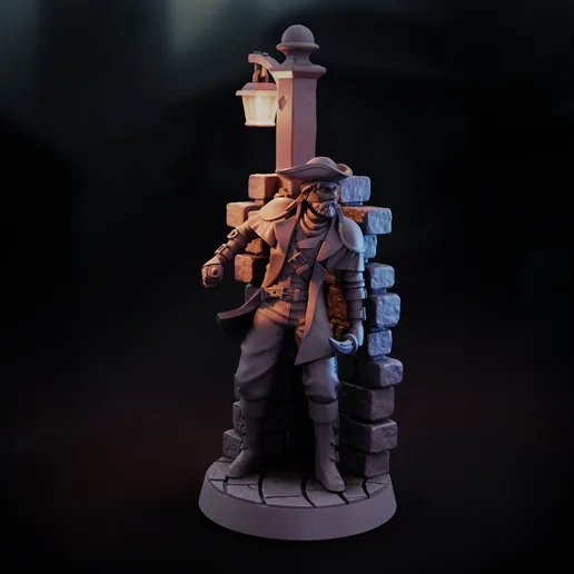 Assasin, Freedom Fighter or Bandit | 32 mm RPG Tabletop Mini, Rogue, Swashbuckler, Thug or Pirate