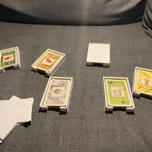 CATAN card game clipboard