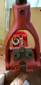 Co-Ax Reloading Press fits Forster and Bonanza presses storage for the tools needed to work on machine also holds a small oil bottle