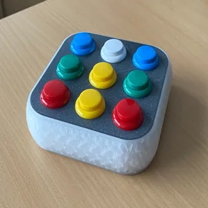 Arcade Button Box for ESP8266, ESP32, Arduino & Co (incl. WS2812b)