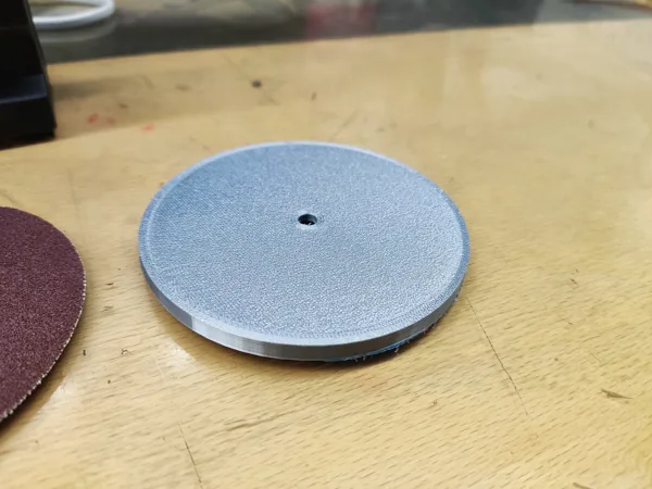 Sand paper holder for grinder co. ATAS a.s.