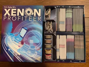 Xenon Profiteer - Boardgame Insert/Organizer (with sleeves and expansion)