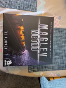 Maglev Metro board game insert