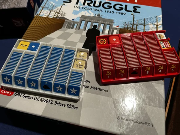 Twilight Struggle Board Game Grab 'n Play Organizer Storage Tray